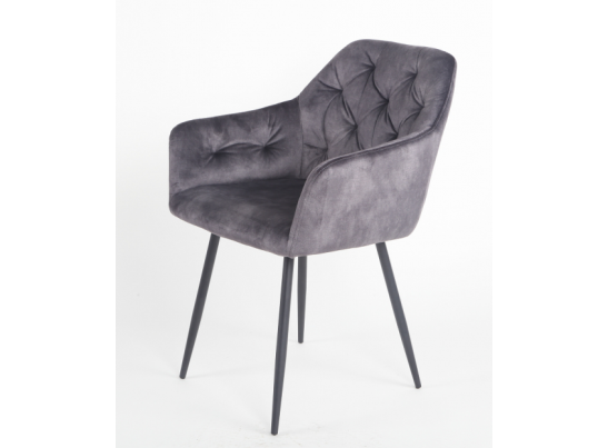 Стул PERU BLUVEL-14 GREY, велюр M-City в Каменске-Уральском