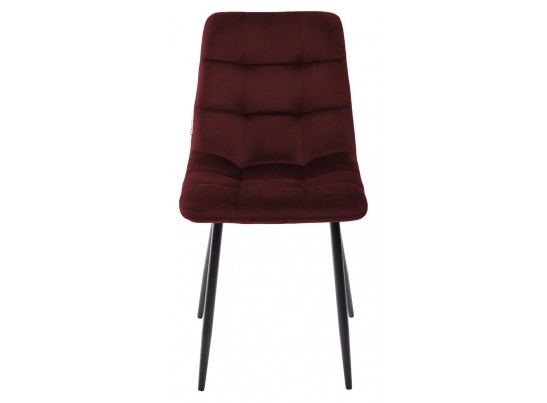 Стул CHILLI G062-36 бургунди, велюр / черный каркас в Каменске-Уральском