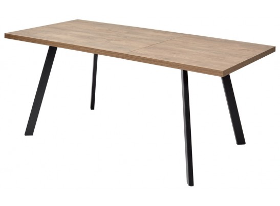 Стол BRICK M 120 Дуб Канзас/ Черный в Каменске-Уральском