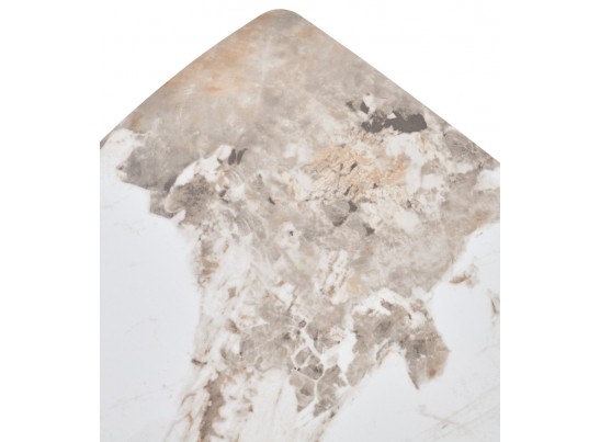 Стол ALATRI 120 GLOSS LUXURY PANDORA SOLID CERAMIC / шампань, ®DISAUR в Каменске-Уральском