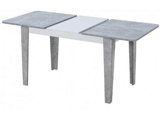 Стол EDWIN Бетон-Белый/ Бетон в Каменске-Уральском