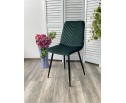 Стул DUKE BLUVEL-78 GREEN, велюр / черный каркас в Каменске-Уральском