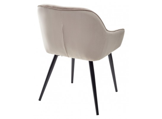 Стул BREEZE G108-10 светлый кварц/ черный каркас, велюр в Каменске-Уральском