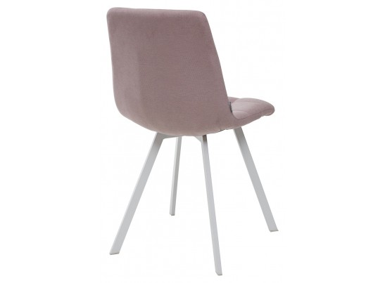 Стул CHILLI SQUARE UF860-04B сиреневый, ткань/ белый каркас в Каменске-Уральском