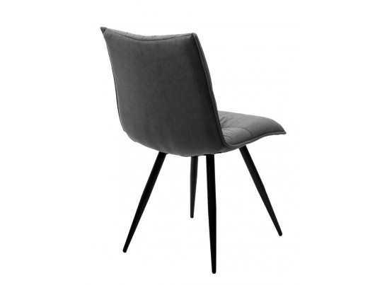 Стул CIRA VT7002-29 Серый, без "пальчиковый" велюр/ черный каркас в Каменске-Уральском