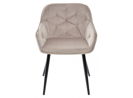 Стул BREEZE G108-10 светлый кварц/ черный каркас, велюр в Каменске-Уральском