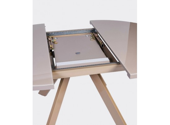 Стол МОНТЕН 120 Капучино, стекло / Капучино, в Каменске-Уральском