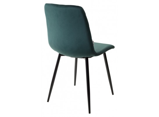 Стул DUKE BLUVEL-78 GREEN, велюр / черный каркас в Каменске-Уральском