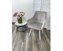 Стул MAVERICK 360 град. поворот. BLUVEL-03 LIGHT GREY, велюр/ белый каркас, в Каменске-Уральском