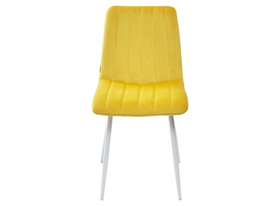 Стул DUBLIN G108-22 золотая осина, велюр / белый каркас в Каменске-Уральском