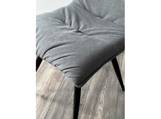 Стул CIRA VT7002-29 Серый, без "пальчиковый" велюр/ черный каркас в Каменске-Уральском