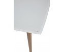 Стол ELIOT 140 Super white glass+Wood в Каменске-Уральском