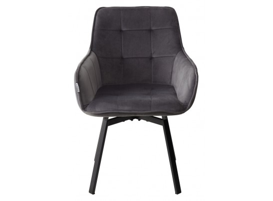 Стул MAVERICK 360 град. поворот. BLUVEL-14 GREY/ черный каркас, в Каменске-Уральском