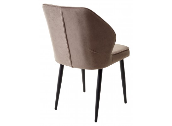 Стул VENA, цвет B5 Капучино, велюр/ черный каркас в Каменске-Уральском