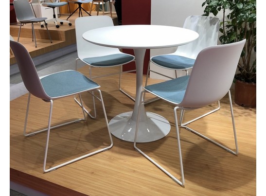 Стол COLUMN T631 WHITE D80 в Каменске-Уральском