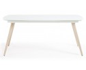 Стол ELIOT 140 Super white glass+Wood в Каменске-Уральском