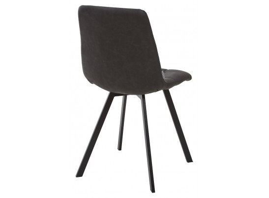 Стул CHILLI SQUARE RU-08 антрацит, PU / черный каркас в Каменске-Уральском