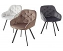 Стул GALE 360 град. поворот. BLUVEL-03 LIGHT GREY, велюр/ черный каркас, в Каменске-Уральском