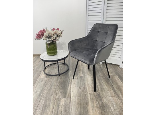 Стул MAVERICK 360 град. поворот. BLUVEL-14 GREY/ черный каркас, в Каменске-Уральском