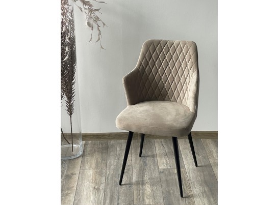 Стул HERMAN 360 град. ЛАТТЕ #25, велюр / черный каркас в Каменске-Уральском