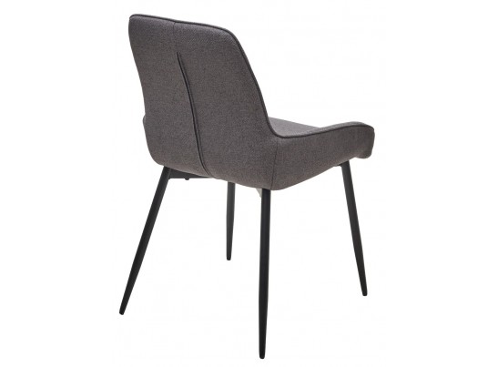 Стул CARACAS Barrel-97 Антрацит, ткань / черный каркас Товарный знак DISAUR в Каменске-Уральском