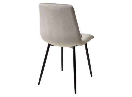 Стул CHILLI G062-37 серый шелк, велюр / черный каркас в Каменске-Уральском