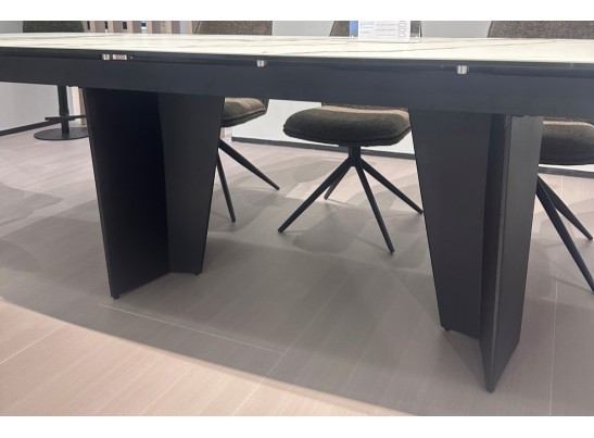 Стол MIKKEL 200 TL-188, испанская керамика / черный каркас, ®DISAUR в Каменске-Уральском