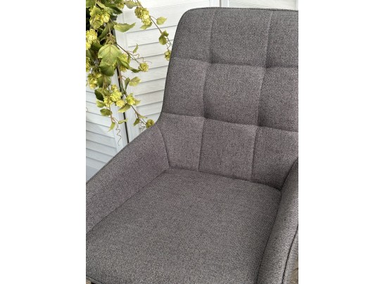 Стул CARACAS Barrel-97 Антрацит, ткань / черный каркас Товарный знак DISAUR в Каменске-Уральском