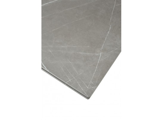 Стол ALTO 160 KL-136 Серый мрамор матовый, итальянская керамика/ GREY1 каркас в Каменске-Уральском