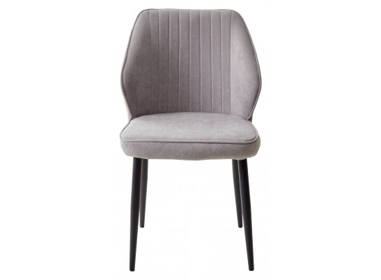 Стул VENA, цвет B22 Серый, велюр/ черный каркас в Каменске-Уральском