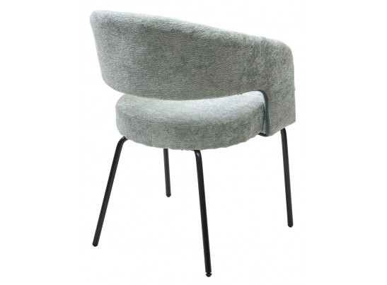 Стул SNUG 3018-04 мятный, шенилл / черный каркас, ®DISAUR в Каменске-Уральском