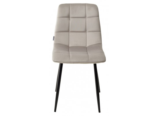 Стул CHILLI G062-37 серый шелк, велюр / черный каркас в Каменске-Уральском