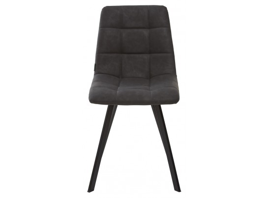 Стул CHILLI SQUARE RU-08 антрацит, PU / черный каркас в Каменске-Уральском