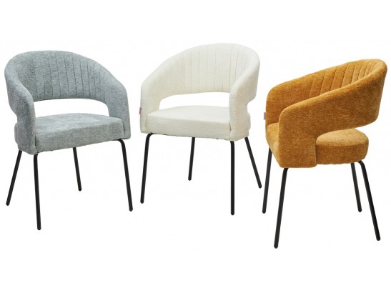 Стул SNUG 3018-04 мятный, шенилл / черный каркас, ®DISAUR в Каменске-Уральском