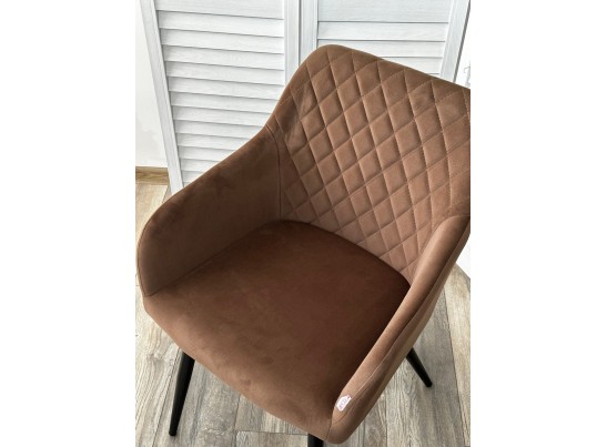 Стул BRANDY 505-11 Кофе, велюр "беспальчиковый" / черный каркас, в Каменске-Уральском