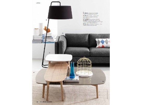 Стол журн. MATCH CS/5084-D,P94 TOP WH/P12 TOP/P12 BASE SMOKE в Каменске-Уральском