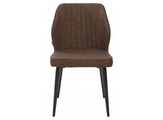 Стул SEATTLE RU-05 шоколадный, экокожа / черный каркас в Каменске-Уральском