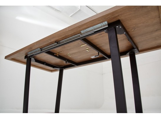 Стол ЛОФТ 138 Дуб Канзас/ Черный в Каменске-Уральском