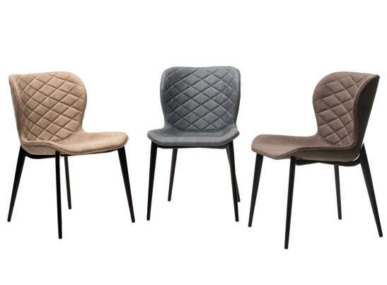 Стул КЛОД, цвет Kiprus-04 Коричневый, искусственная замша / черный каркас в Каменске-Уральском