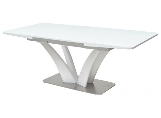 Стол FREYA 160 WHITE GLASS белый глянец в Каменске-Уральском