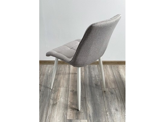 Стул CHIC VF-19/ VF-20 светло-серый/ серый, ткань/ белый каркас в Каменске-Уральском