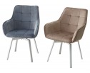 Стул MAVERICK 360 град. поворот. BLUVEL-40 BEIGE/ белый каркас, в Каменске-Уральском