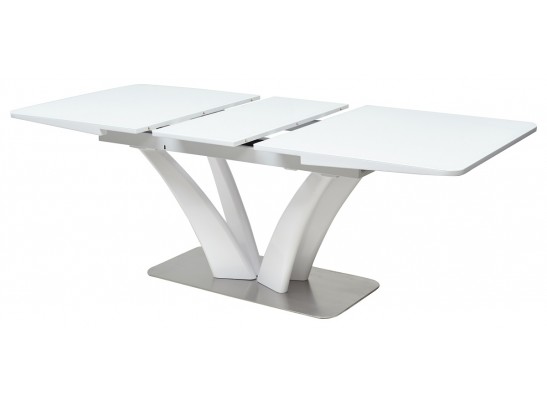 Стол FREYA 160 WHITE GLASS белый глянец в Каменске-Уральском