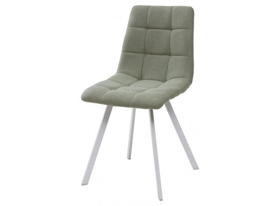 Стул CHILLI SQUARE UF860-11B мятный, ткань/ белый каркас в Каменске-Уральском