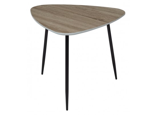 Стол журнальный WOOD 62S #4 дуб серо-коричневый винтажный M-city в Каменске-Уральском