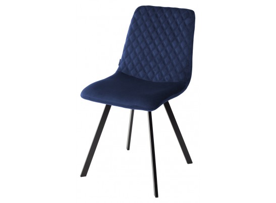 Стул DAIQUIRI BLUVEL-86 NAVY BLUE, велюр в Каменске-Уральском