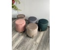 Пуф для гостиной RICE BLUVEL-14 GREY / GOLD в Каменске-Уральском