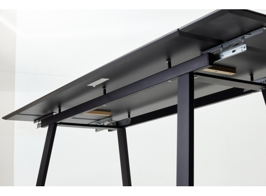 Стол Франк 200 Дуб коричневый, керамика / черный каркас в Каменске-Уральском