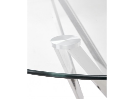 Стол RIGA D90 прозрачный в Каменске-Уральском