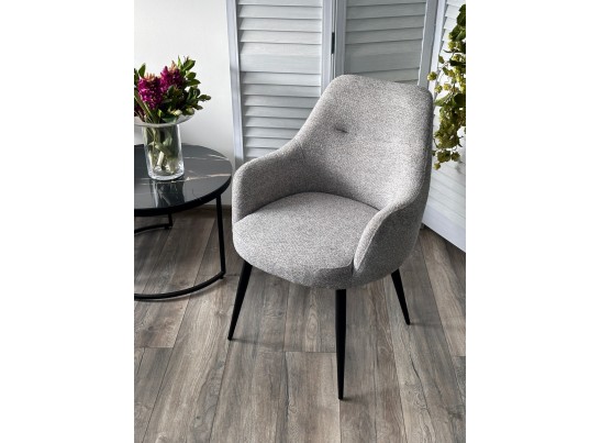 Стул STAMEN ткань DAVIS RETRO BLISS 85, цвет серый / черный каркас, ®DISAUR в Каменске-Уральском